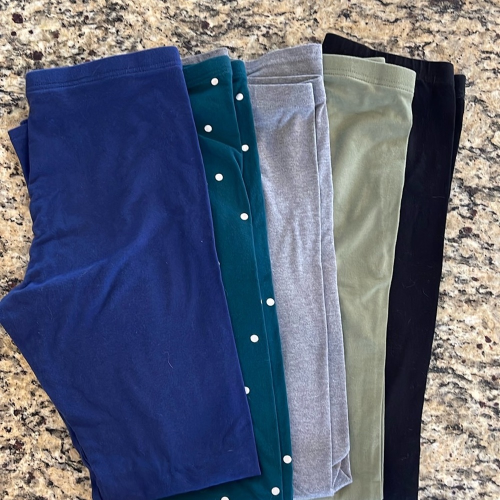 Old Navy Girls Leggings - 5 Pair